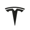Tesla emblem front lucka Blanksvart 3, Y - Bild 8