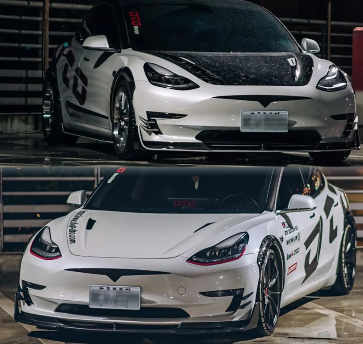 Tesla modell 3 Logo dekal till grill
