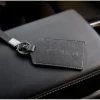 Tesla nyckelfodral kortfodral Alcantara med nyckelring - Bild 5