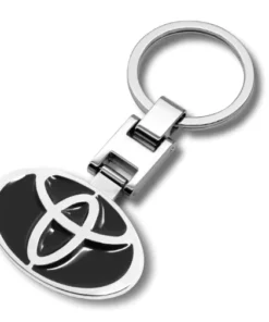 Toyota nyckelring i metall svart