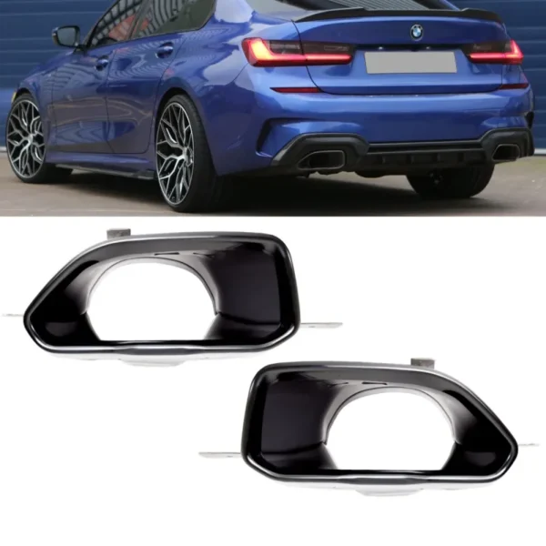 Utblås BMW M340 G20 G21 Svart Ändrör