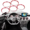 Ventilations ringar Mercedes RÖD A, B, Cla, Gla