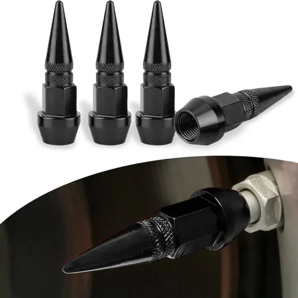 Ventilhattar Svarta Spikes Universal