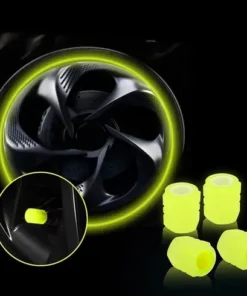 Ventilhattar självlysande neon gul