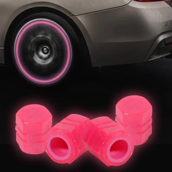 Ventilhattar självlysande neon rosa