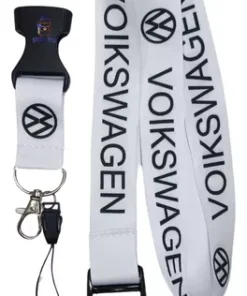 Volkswagen Nyckelband Vit Nyckelhänge