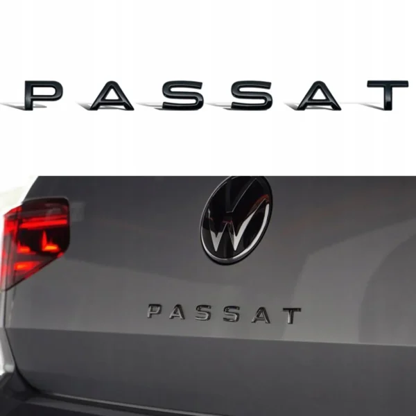 Volkswagen Passat emblem ny modell blanksvart