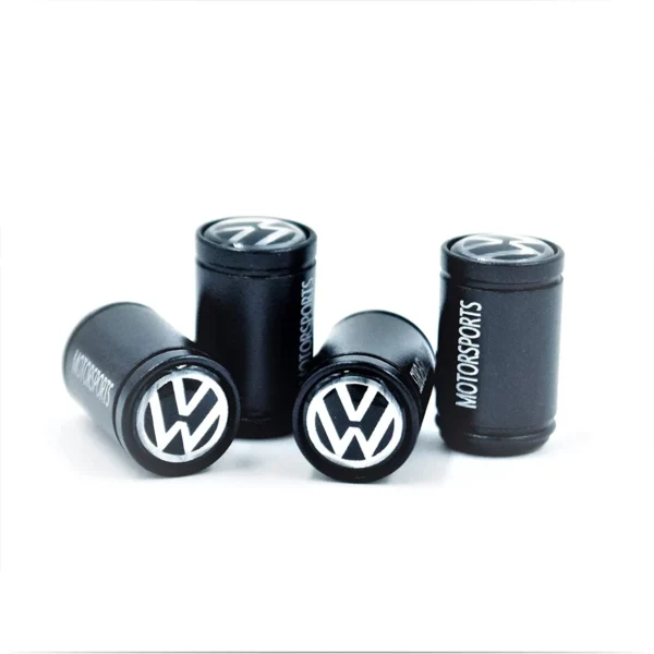 Volkswagen Ventilhattar svart & krom