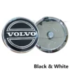 Volvo Centrumkåpor Navkåpor Svarta 64mm - Bild 2