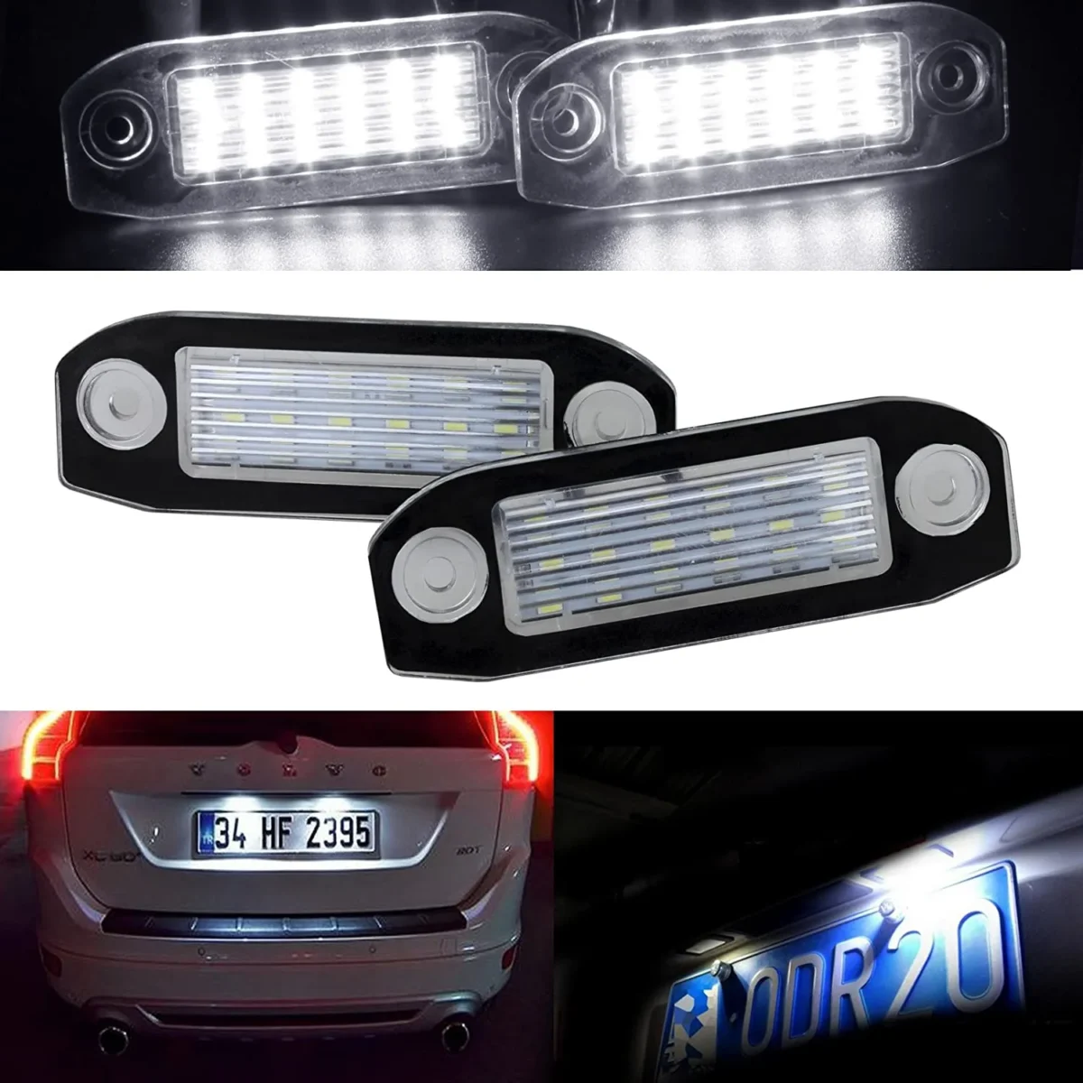 Volvo Skyltbelysning LED lampor till bilen