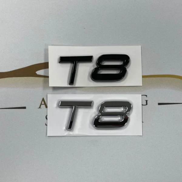 Volvo emblem T8 blank krom