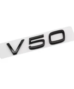Volvo emblem V50 Svart & Krom