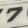 Volvo emblem V70 blanksvart - Bild 2