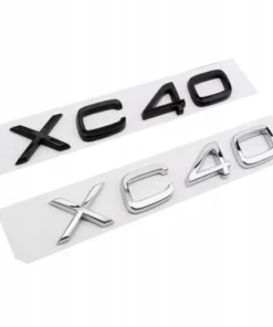 Volvo emblem XC40 Svart & Krom