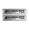 Svart Mercedes AMG emblem exteriör Interiör (2-Pack) - Bild 4