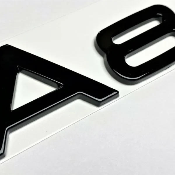 Audi A8 emblem blanksvart