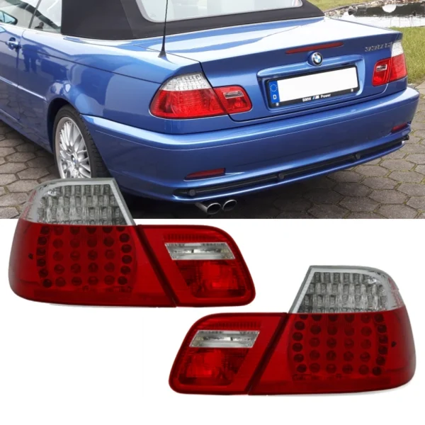 baklyktor Bmw E46 Cabriolet led 99-03
