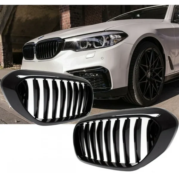 Bmw Grill M-performance G30 G31 Njurar Blank / Matt
