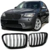 Bmw X1 E84 Grill Blank / Matt Dubbel Ribb