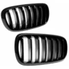 Grill Bmw X6 X5 F15 F16 Blank Matt njurar (Singel ribb) - Bild 2