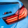 Bmw M4 emblem logga Svart / Krom - Bild 3