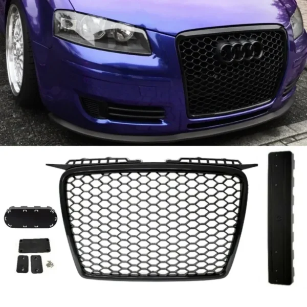 Grill Audi A3 8P Honeycomb 03-08 RS3