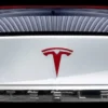 Tesla emblem front lucka Blanksvart 3, Y - Bild 5