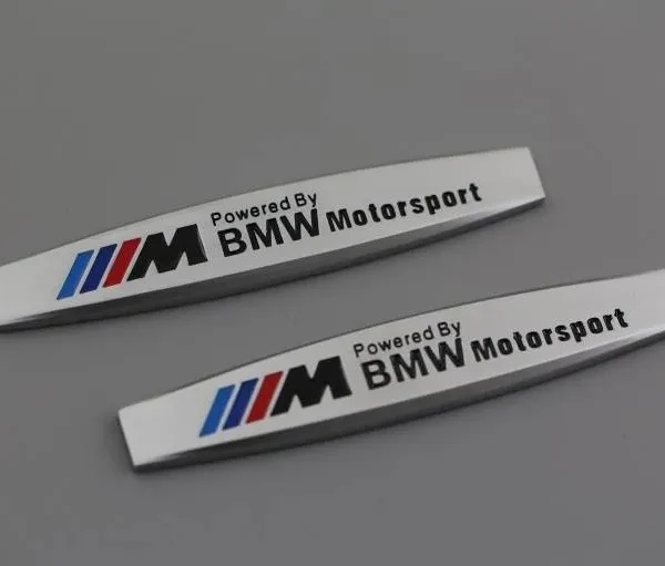 Bmw M motorsport Emblem 2x