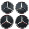 Mercedes-Benz MB Centrumkåpor kolfiber (4-Pack) - Bild 2