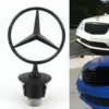 Mercedes-Benz Stjärna Motorhuv svart Matt - Bild 2