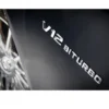 Mercedes V12 biturbo emblem 2-Pack - Bild 3