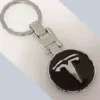 Tesla Nyckelring Alcantara Svart & Röd - Bild 3