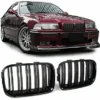 Blanksvarta Dubbelribbade Njurar BMW E36 91-95 - Bild 2